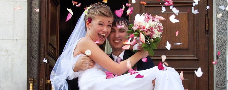 Create your private wedding photo space to share privately with your loved ones